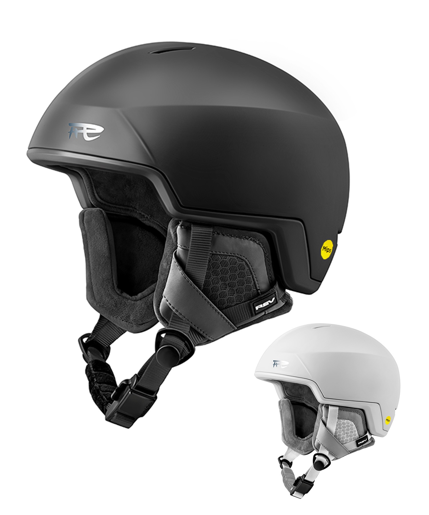 スノーボード ヘルメット ユニセックス REV レブ MIPS ミップス ZINAX ムラサキスポーツ 23-24モデル KK L15(BK-L)