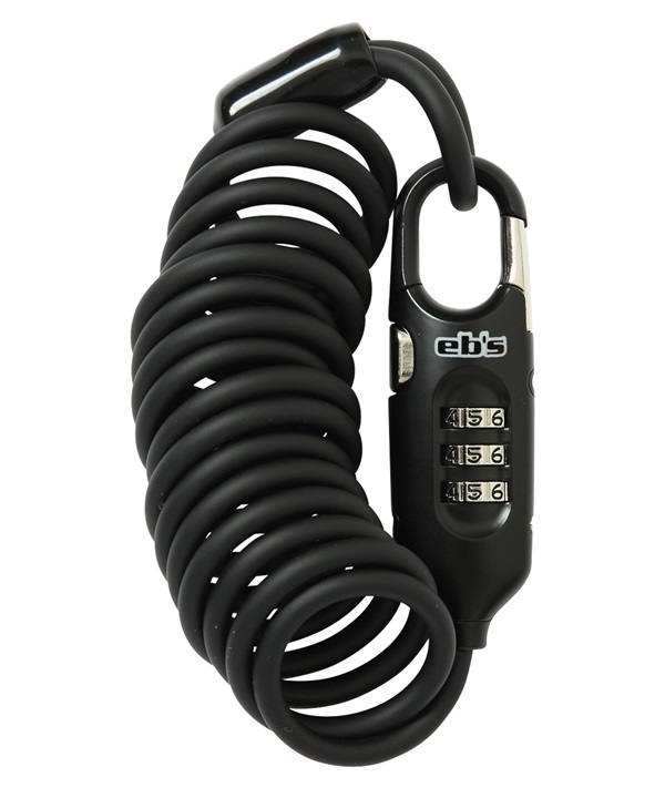 eb's エビス ワイヤーロック セキュリティ 盗難防止 COIL WIRE LOCK ムラサキスポーツ 24-25モデル LL G25