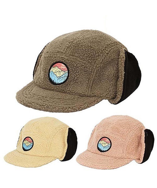 スノーボード ボア キャップ eb's エビス 5PANEL-BOA-CAP 22-23モデル ムラサキスポーツ JJ H18(NATUR-F)