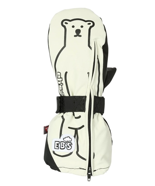 eb's エビス スノーボード グローブ キッズ ミトン CHILD MITT BEAR ムラサキスポーツ 24-25モデル LL L27