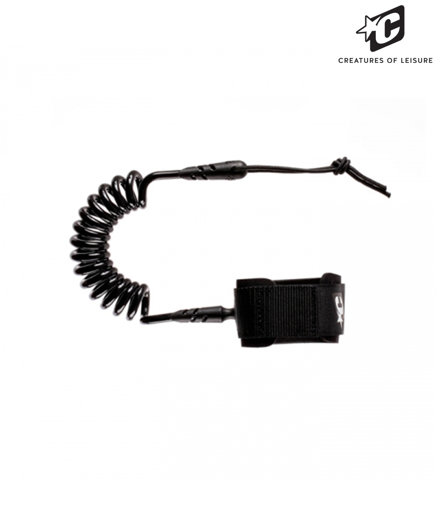 CREATURES クリエーチャー LSH ICON BB WRIST ボディーボード リーシュコード 手首用 ムラサキスポーツ(BLK-ONE)