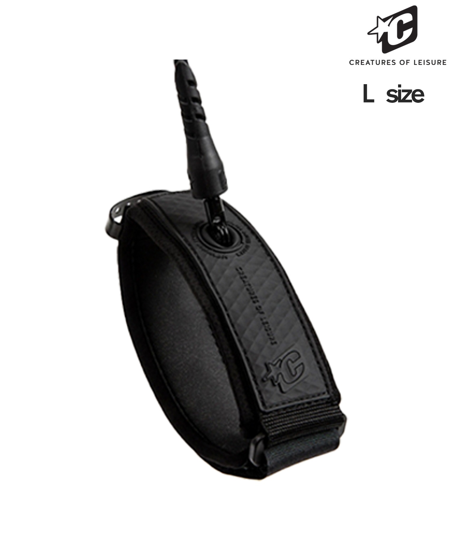 CREATURES クリエーチャー LSH RELIANCE BB BICEP ボディーボード リーシュコード 肘用  ムラサキスポーツ(BLK-L)