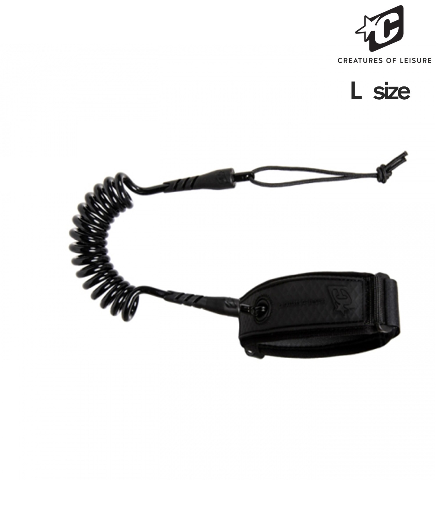 CREATURES クリエーチャー LSH RELIANCE BB BICEP ボディーボード リーシュコード 肘用  ムラサキスポーツ(BLK-L)