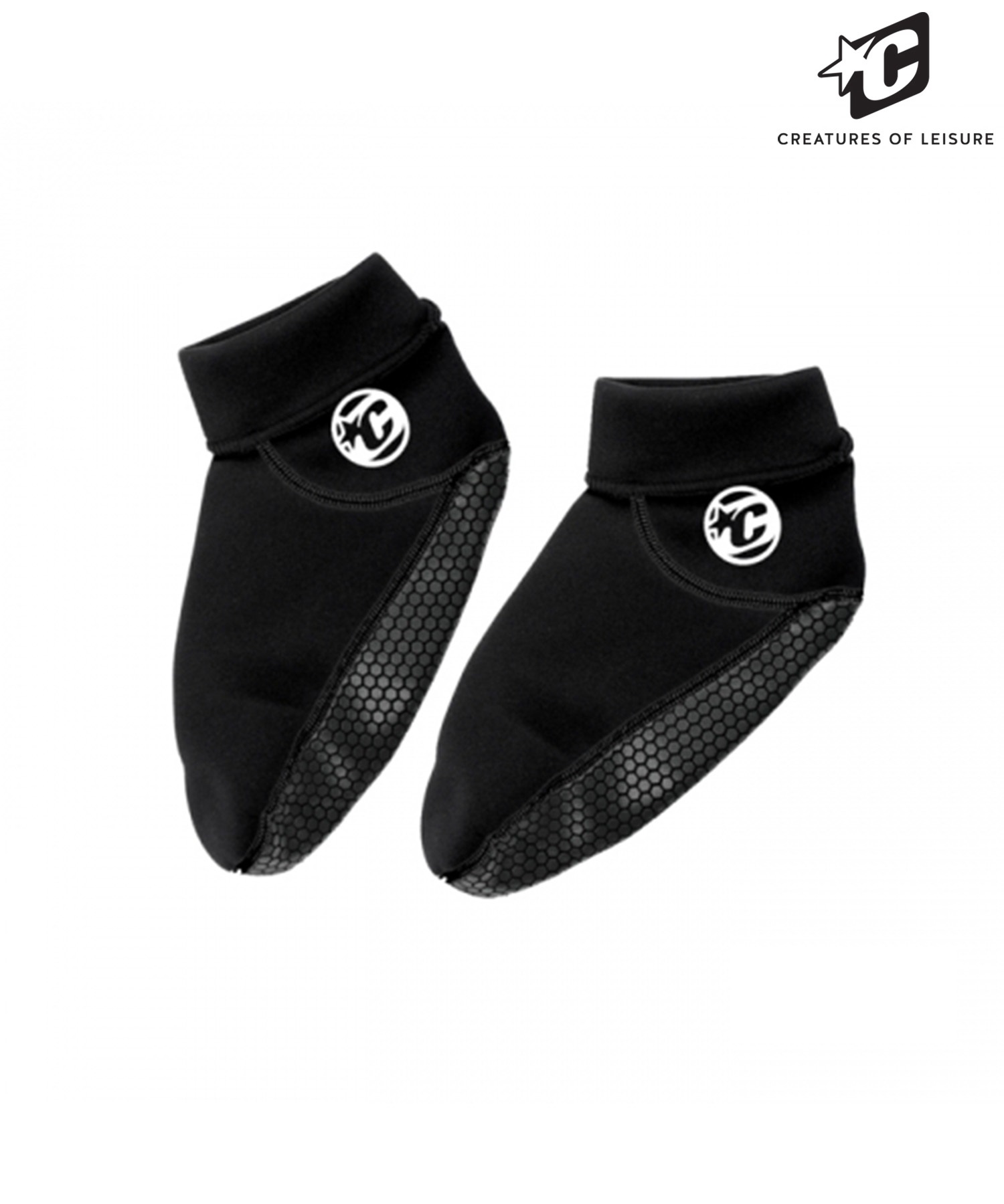 CREATURES クリエーチャー FIN SOX HI CUT ボディーボード ソックス  ムラサキスポーツ(BLK-S)