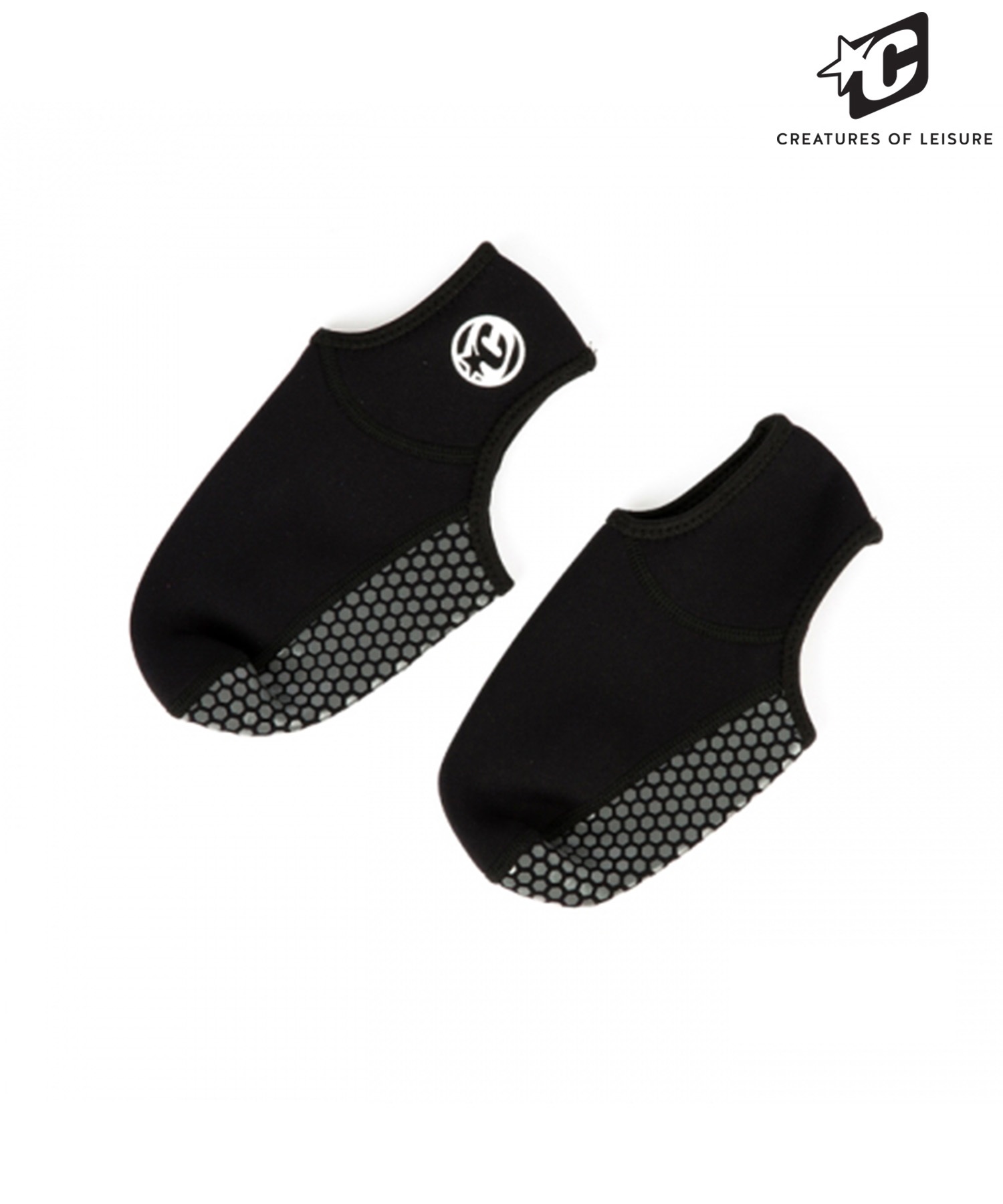CREATURES クリエーチャー FIN SOX LO CUT ボディーボード ソックス  ムラサキスポーツ(BLK-S)