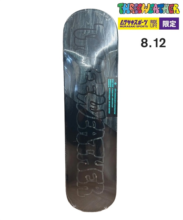 旧モデル スケートボード デッキ THREE WEATHER スリーウェザー デッキ 8.0～8.12inch TEAM DECK TWTDKK 大人