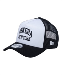 NEW ERA/ニューエラ 9FORTY A-Frame トラッカー Classic College ホワイト/ブラック 14109733 キャップ