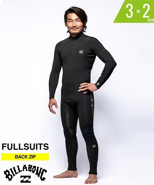 BILLABONG ビラボン BZ ABSOLUTE COMP 3X2mm アブソリュート BD018-002 メンズ ウェットスーツ KK C30(BK-M)