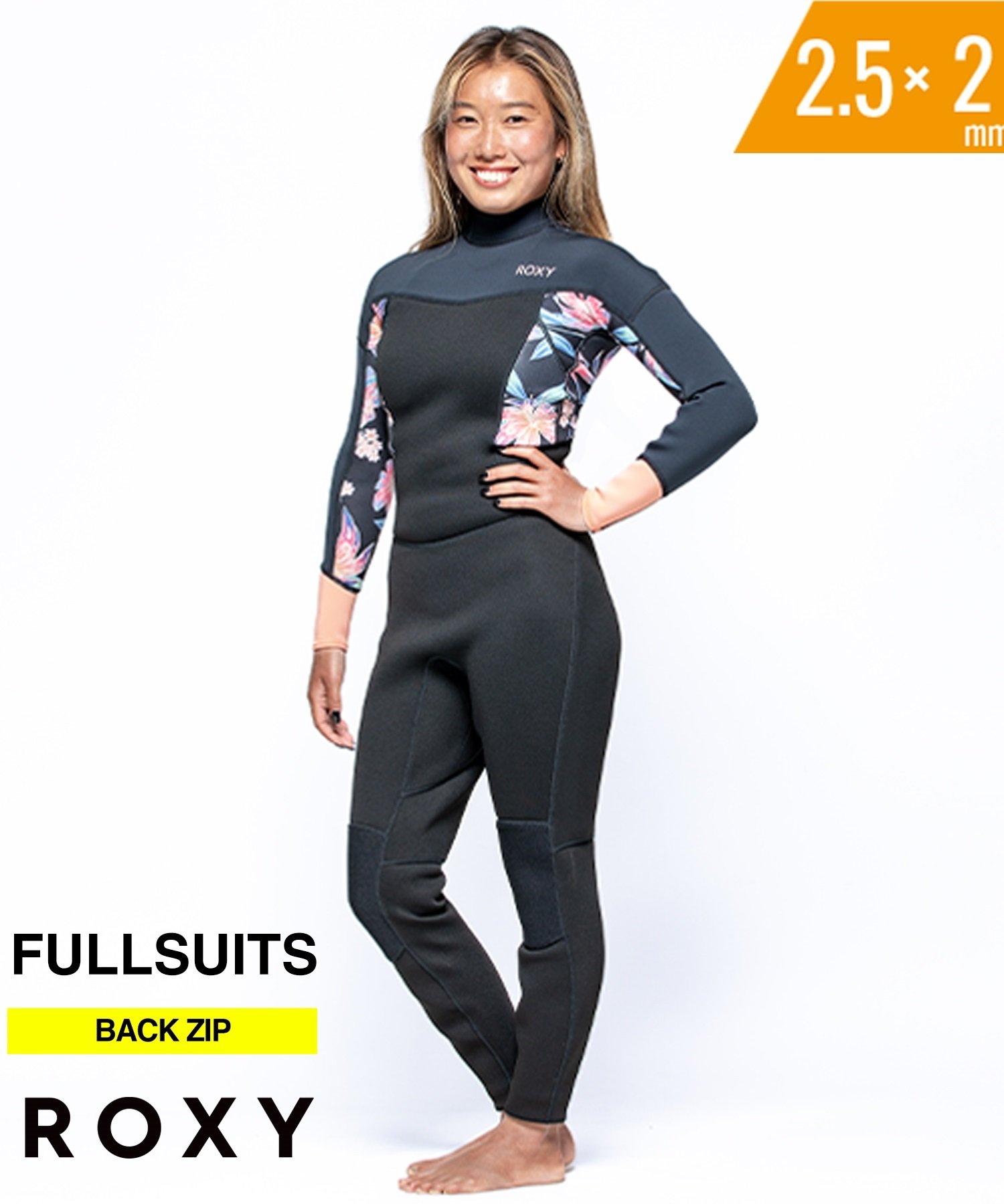ROXY ロキシー BZ FL SWELL 2.5X2mm バックジップ レディース ウェット