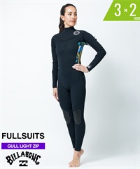 BILLABONG ビラボン 3X2mm フルスーツ ガルウィングジップ BILLABONG ビラボン 頂 ガルライトジップ 3X2mm BE018-018