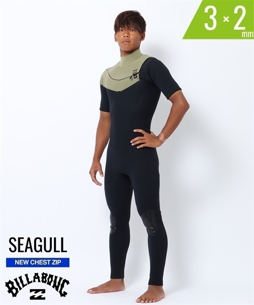 BILLABONG ビラボン NCZ WITH ITADAKI 頂 NEW CHEST ZIP 3X2mm BD018