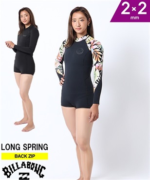 BILLABONG ビラボン FEVER 2X2mm BC013-882 バックジップ ロングスリーブ スプリング レディース ウェットスーツ ムラサキスポーツ JJ C22