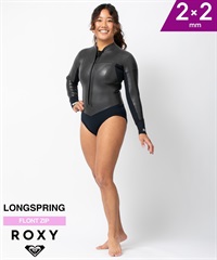 ROXY ロキシー LSP FZ LSSP NATSUMI 2X2mm RWT241752M レディース ウェットスーツ ロングスプリング ムラサキスポーツ(BLK-M)