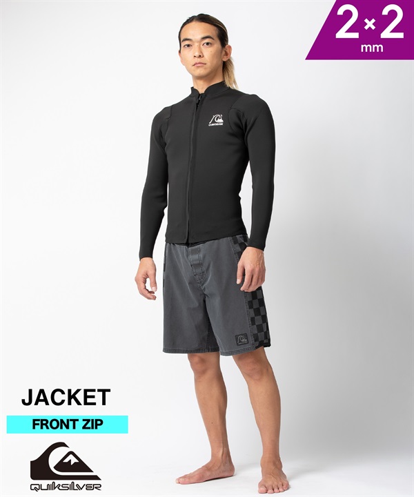 QUIKSILVER クイックシルバー LJK FZ EVERYDAY SS 2mm QWT241706 メンズ ウェットスーツ ロングジャケット ムラサキスポーツ