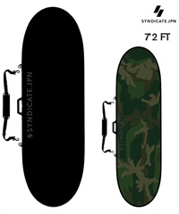 【SETグレードアップ対象】SYNDICATE シンジケート BOARD BAG FUN S 7'２FT ファンボード サーフィン ハードケース  ミッドボード用(CAMO-7.2)