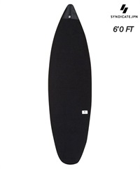 SYNDICATE シンジケートSFT JPN FISH MINI 1COL S 6’0FT ES-0418106010  サーフィン ソフトケース  ショートボード用 ムラサキスポーツ(BLK-6.0)