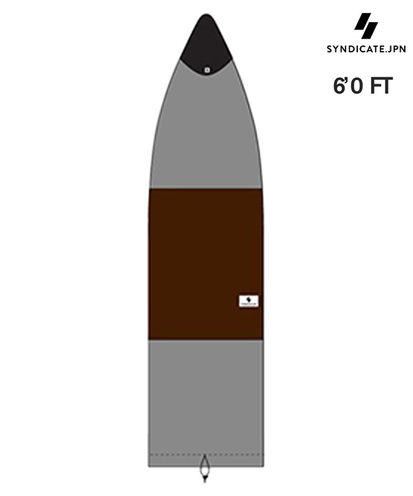 SYNDICATE シンジケートSFT JPN SHORT 1COL S 6’0FT ショートボード ES-041820601  サーフィン ソフトケース  ショートボード用 ムラサキスポーツ