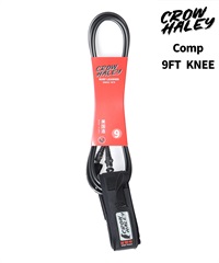 CLOW HALEY クロウ ハーレー COMP 9.0FT KNEE 膝用 リーシュコード ロングボード サーフィン ムラサキスポーツ(MBLK-9.0)
