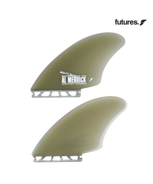 フィン FUTURES フューチャー  01005131FGCI FUTURES FIBER GLASS CI TWIN KEEL GG I19(SMOKE-F)