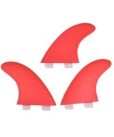 THREE WEATHER スリーウェザー FIN FIBREGLASS  TRI サーフィン フィン II E27(RED-TRI)