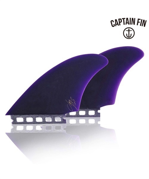CAPTAIN FIN キャプテンフィン FIN JEFF.M TWIN ST ジェフマッカラム ツイン CFF4411818PUR FUTURE サーフィン フィン JJ J22(PUR-0)
