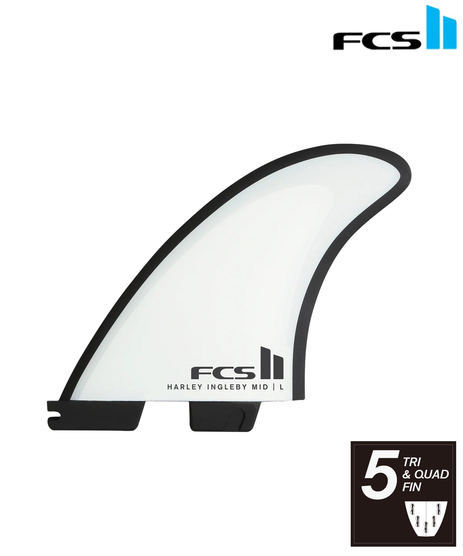 サーフィン・ボディボード FCS2 CI ULIGHT TRI FIN MIDIUM FCS2 エフシーエスツー PC HARLEY MID TRI-QUAD トライ クアッド