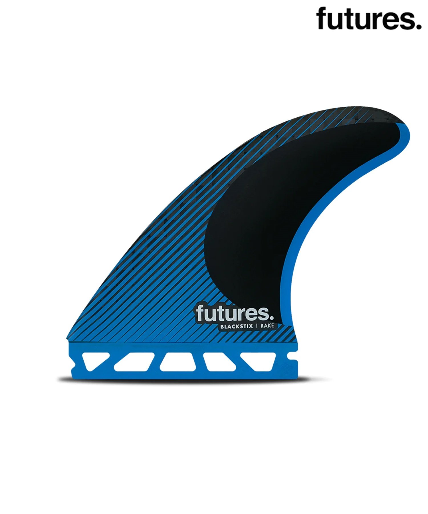 FUTURE フューチャー BLACKSTIX Rシリーズ RAKE ブラックスティック トライ サーフィン フィン ムラサキスポーツ(ONECOLOR-M)