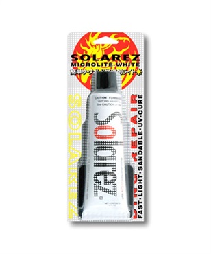 サーフィン ボードリペアー WAHOO SOLAREZ MICROLITE WHITE 2.0oz ソーラーレズ マイクロライト ホワイト ウレタンボード用 FF D28