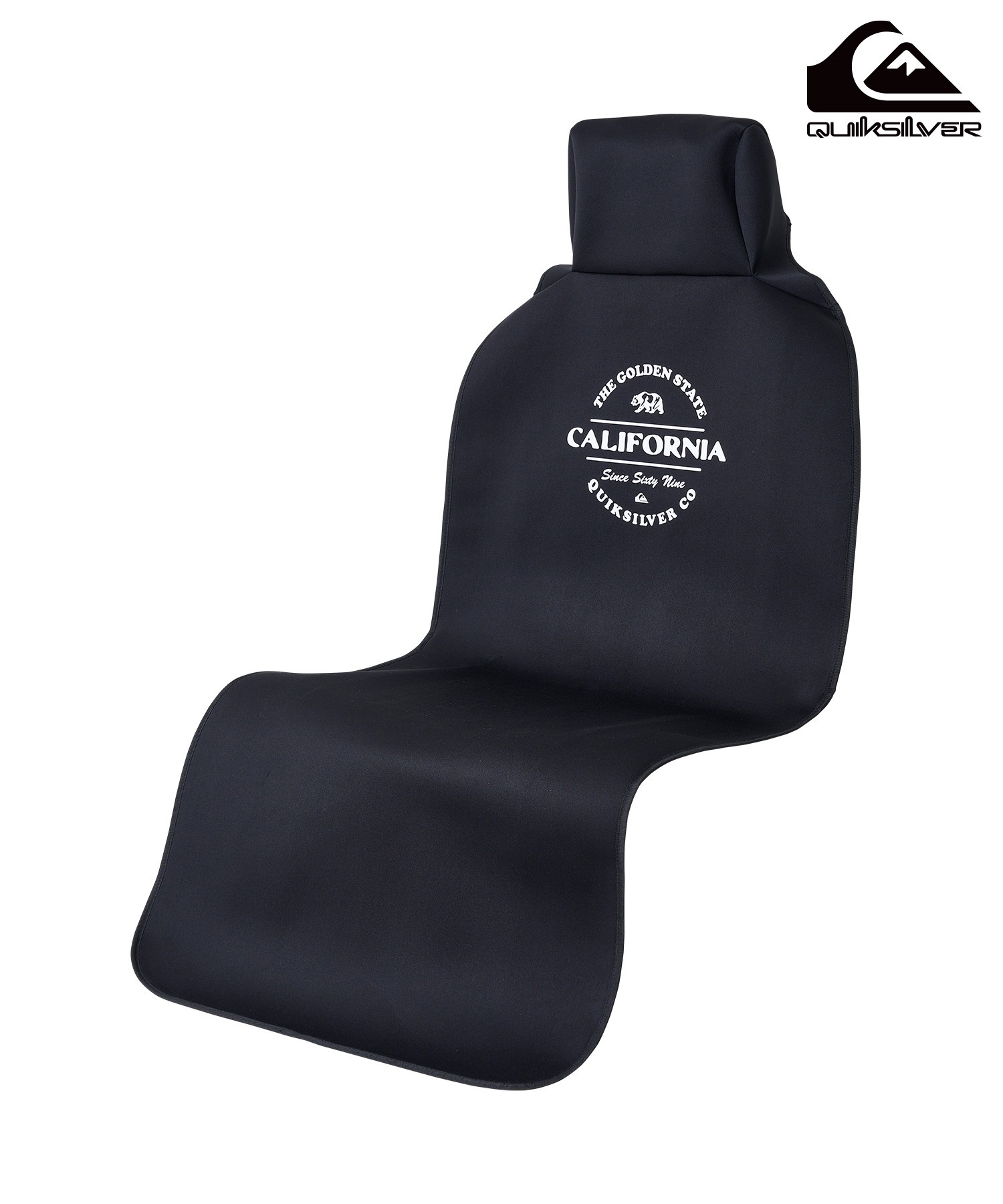 QUIKSILVER クイックシルバーGOOD VIBES CAR SHEETCOVER QSA242702 シートカバー ムラサキスポーツ(BLK-ONESIZE)