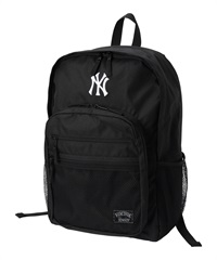 E-COME/イーカム MLB ヤンキース メッシュポケット YK-MBBK157 デイパックリュック(BLACK-ONESIZE)