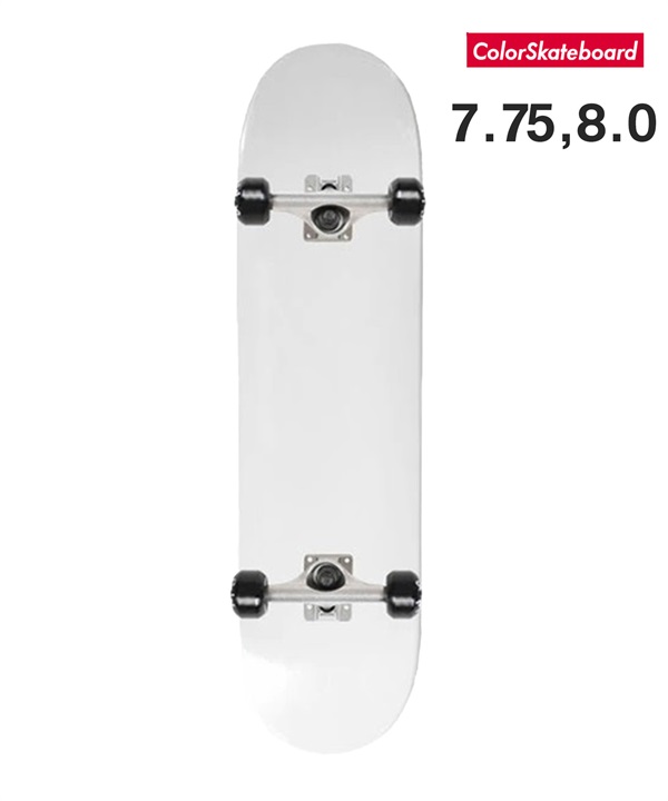 【店頭受取対象外】スケートボード コンプリートセット ColorSkateboard カラースケートボード COLOR COMPLETE WT オンラインストア限定   完成品 組み立て調整済み