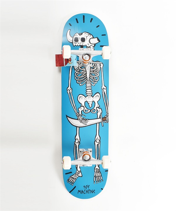 スケートボード コンプリートセット TOY MACHINE トイマシーン C23015 SKELETON MONSTER 8.0  完成品 組み立て調整済み