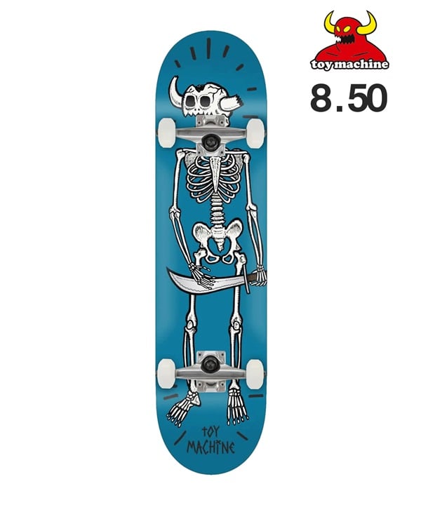 スケートボード コンプリートセット TOY MACHINE トイマシーン SKELETON MONSTER LARGE C23037 KK J5