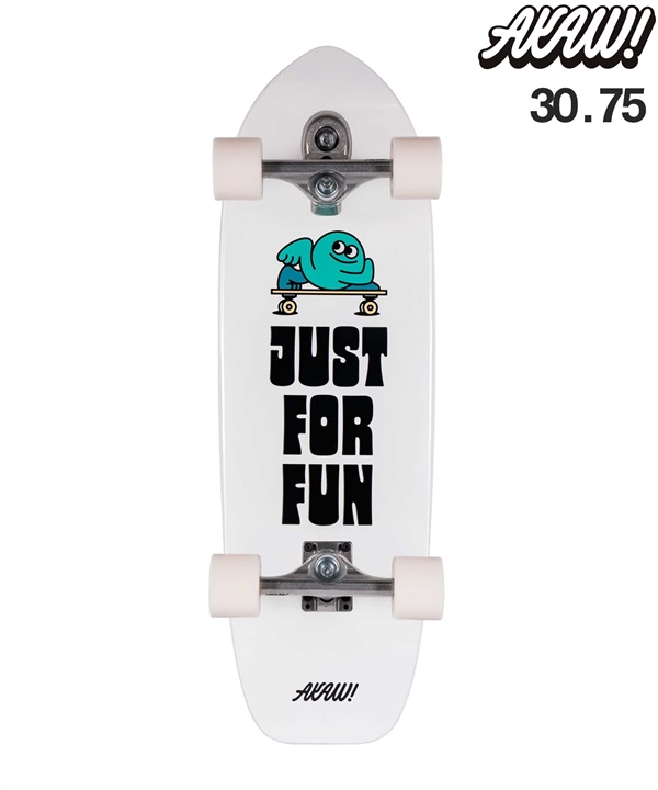 ロング スケートボード ランド スケート LAND SKATE AKAW アカウ BRICKWAVE FOR FUN 9.625inch KK J5