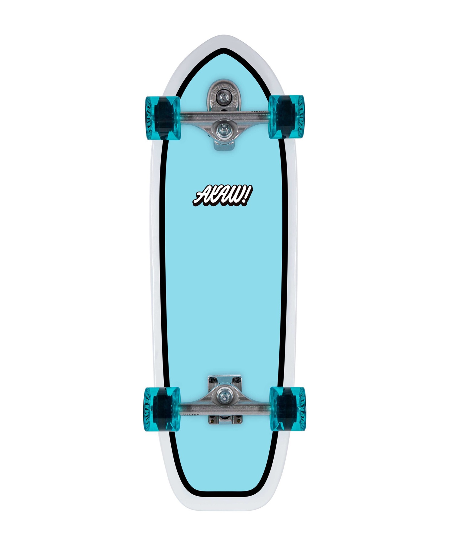 ロング スケートボード ランド スケート LAND SKATE AKAW アカウ SPRITWAVE BLUE 9.625inch KK J5(BLE-ONESIZE)