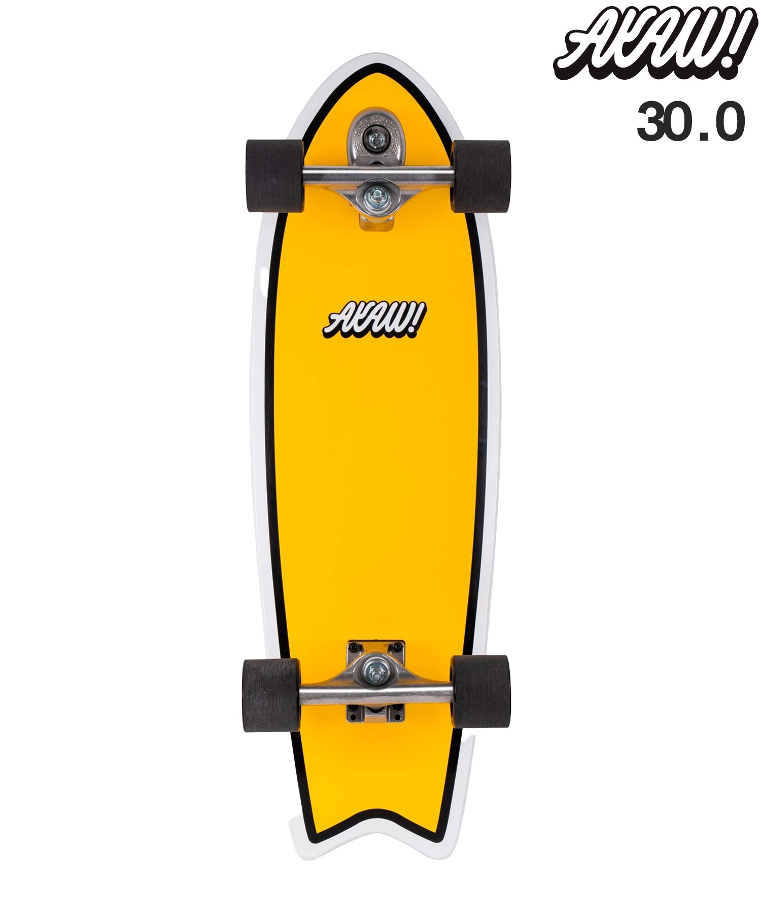 ロング スケートボード ランド スケート LAND SKATE AKAW アカウ SPRITWAVE YELLOW 9.5inch KK J5(YEL-9.50inch)