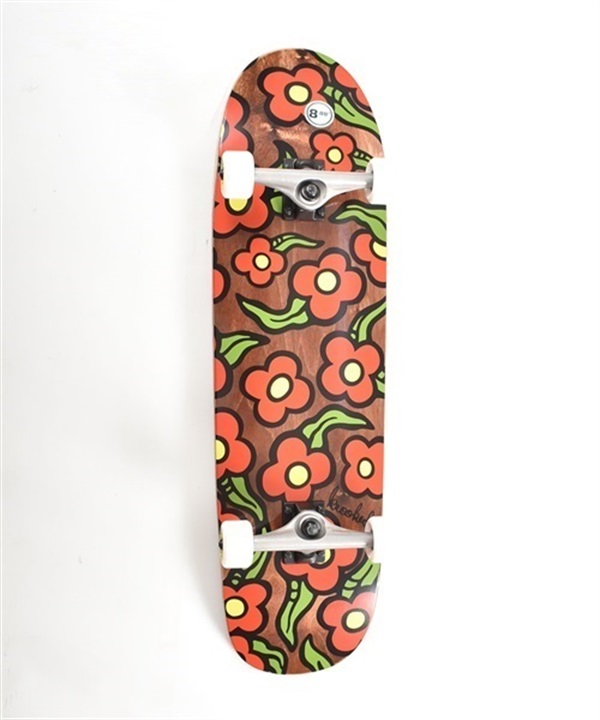 クルージング スケートボード KROOKED クルキッド WILD STYLE FLW WILD STYLE FLOWER 8.8 完成品 調整済み