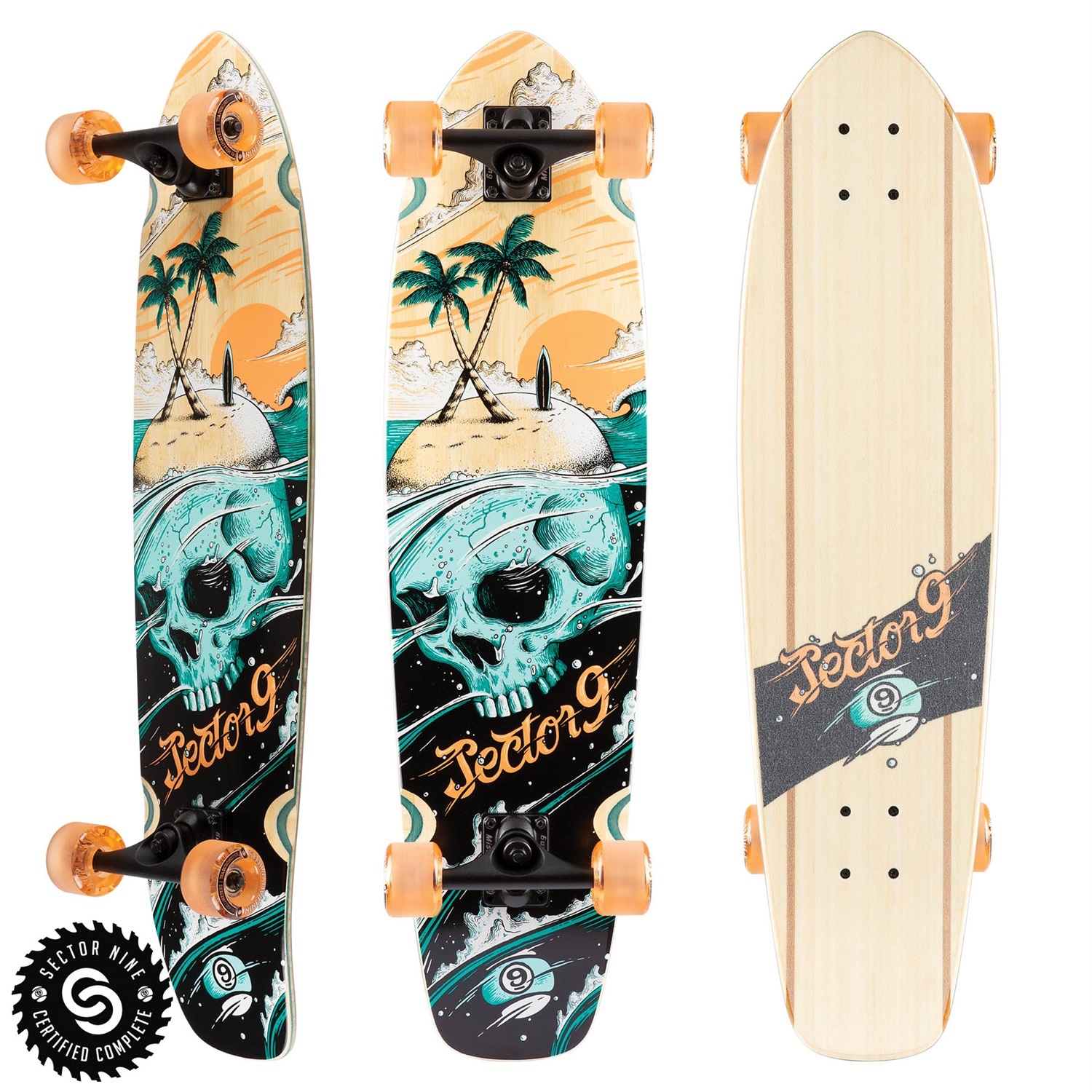 Sector 9 ロングスケートボード 35インチ(90cm) - スケートボード