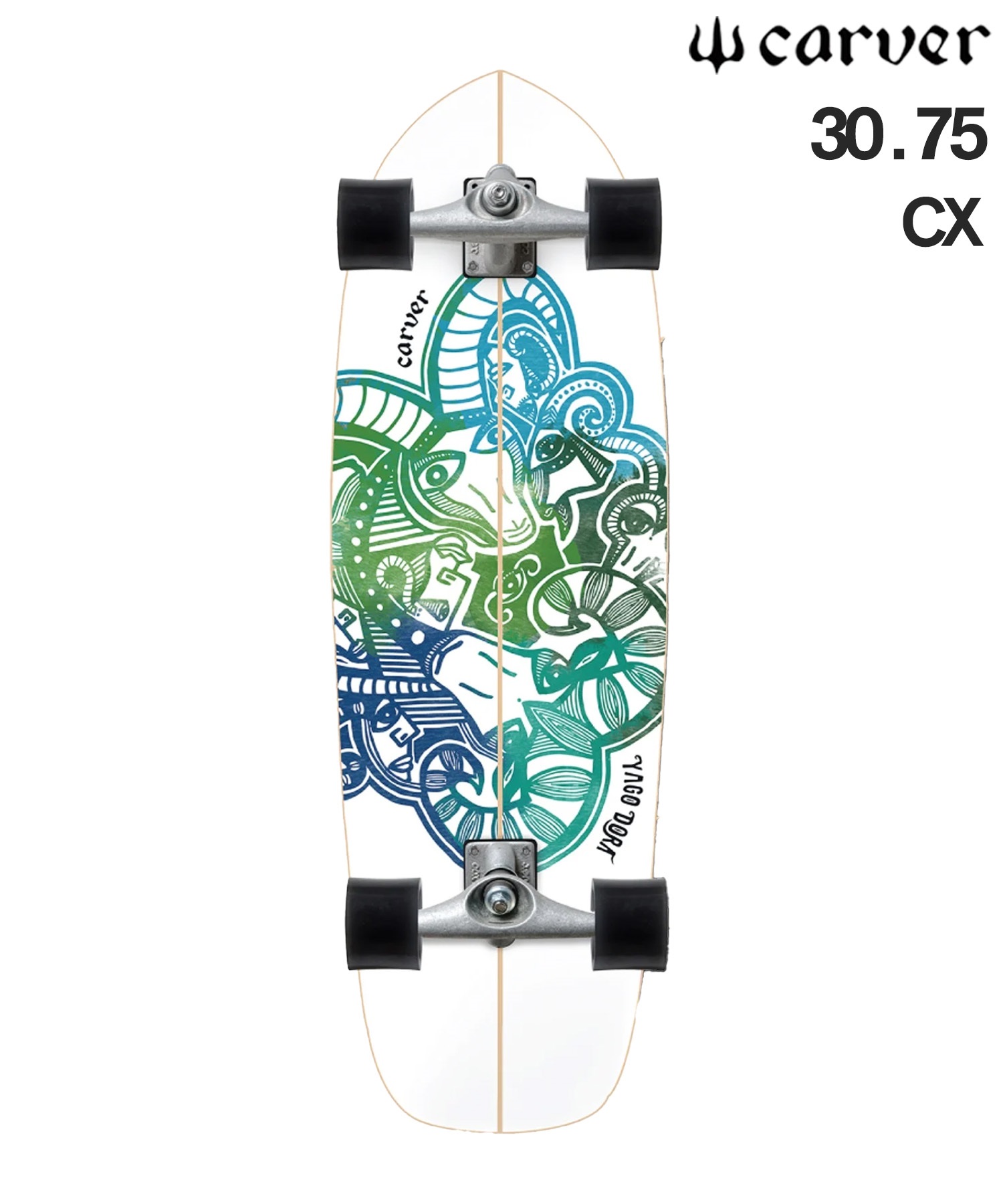CARVER カーバー ロング スケートボード  30.75inch CX 2021YAGO(WHT-ONESIZE)
