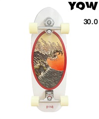YOW ヤウ ロング スケートボード コンプリート 30.0inch CHIBA(WHT-30.0inch)