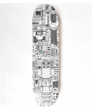 スケートボード デッキ THREE WEATHER スリーウェザー ARTIST DECK 7.75インチ