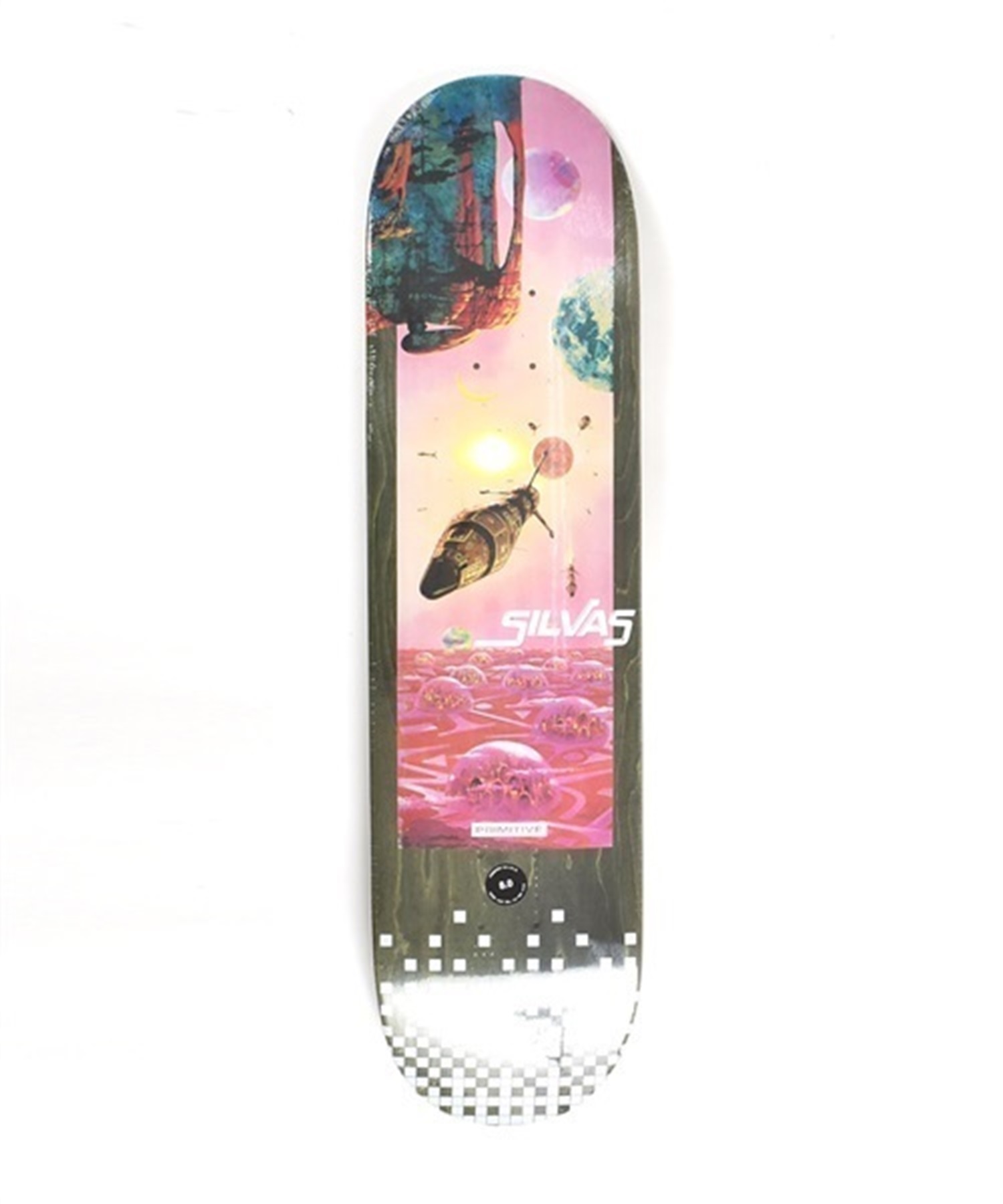 スケートボード デッキ PRIMITIVE プリミティブ OSPR23SPH2D8 SILVAS NEW WORLDS DECK 8.0(ONECOLOR-8.00inch)