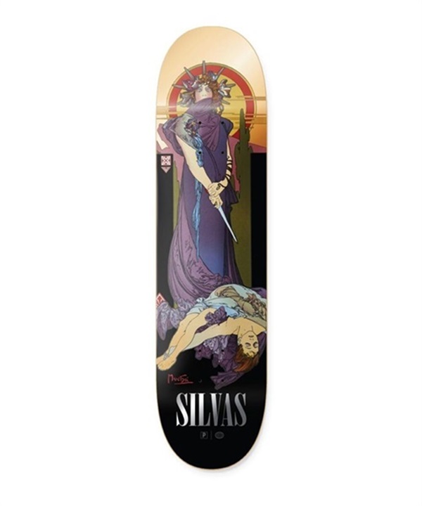 【店頭受取対象外】☆スケートボード デッキ PRIMITIVE プリミティブ OSPR22AL25D825 A.MUCHA SILVAS TRAGEDY 8.25インチ