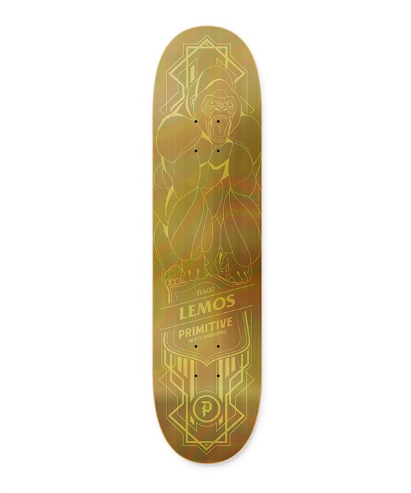 スケートボード デッキ PRIMITIVE プリミティブ LEMOS HOLOFOIL GORILLA OSPR23HF2D KK I9