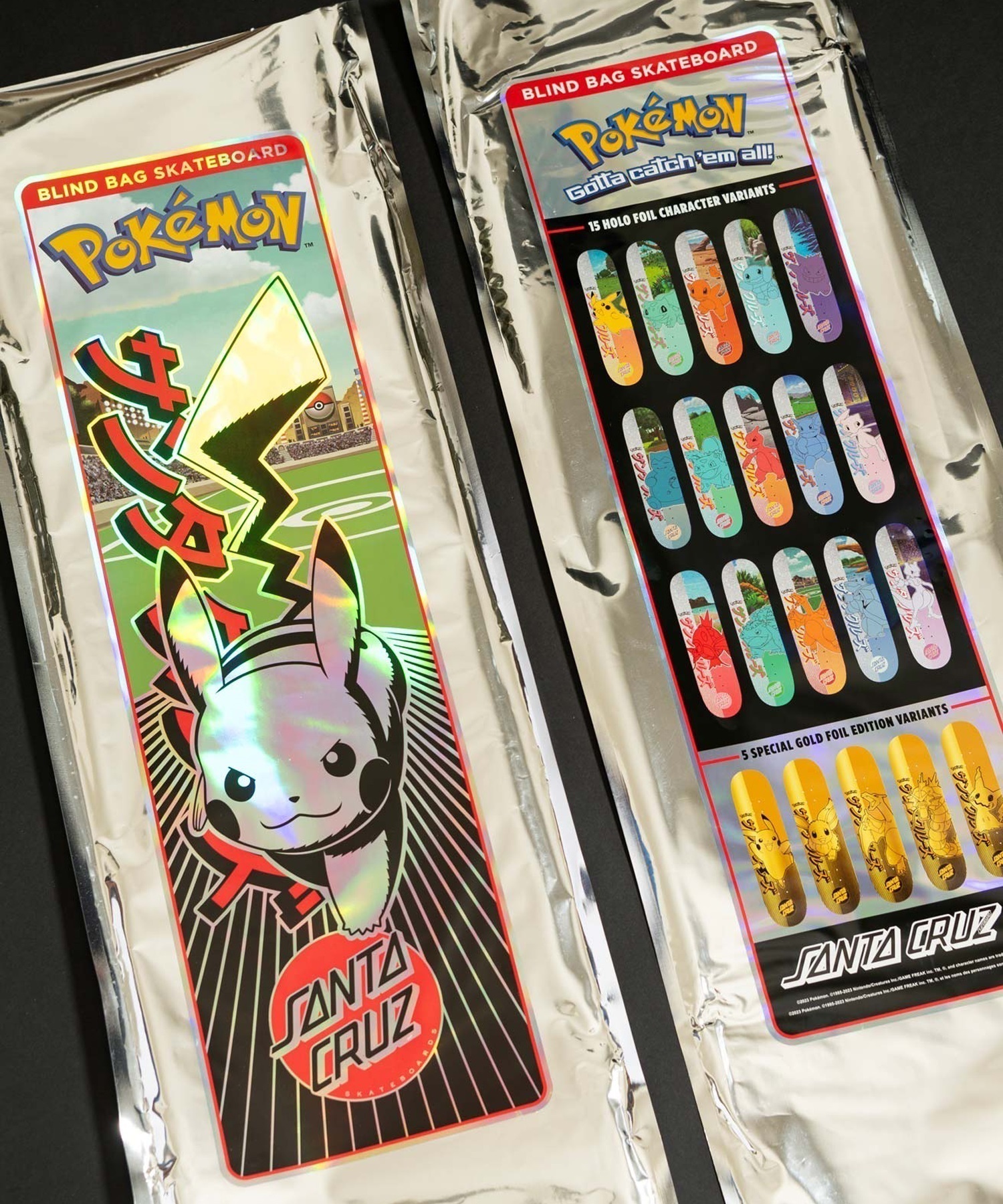スケートボード デッキ SANTACRUZ サンタクルーズ SCXPOKEMON BLIND 