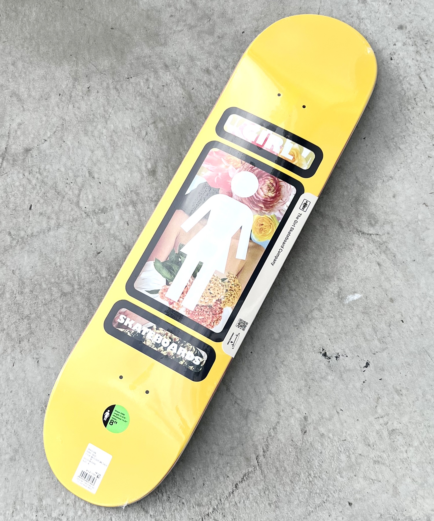 スケートボード デッキ GIRL ガール MR FLOWER GIRL COLLAGE 8.0inch ムラサキスポーツ限定モデル KK4