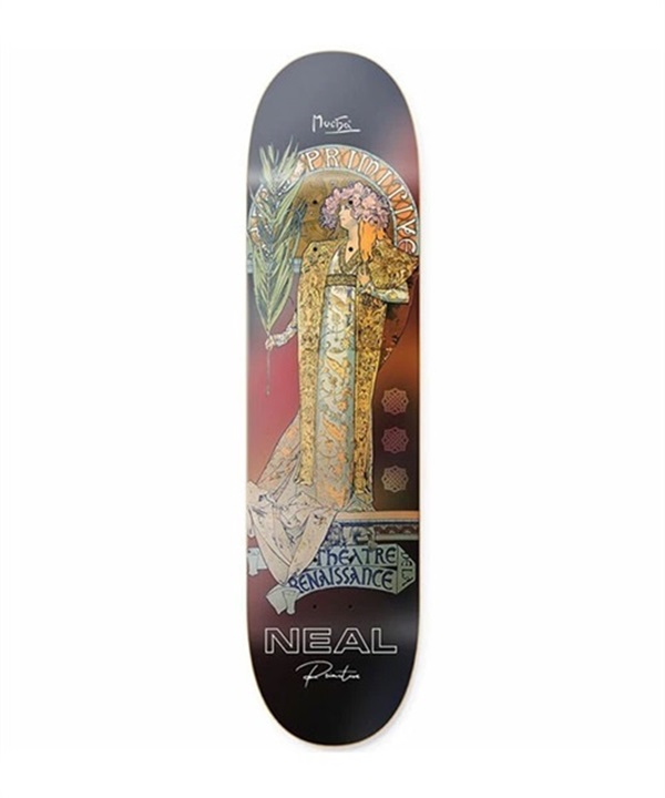 【店頭受取対象外】☆スケートボード デッキ PRIMITIVE プリミティブ OSPR22AL24D8 A MUCHA NEAL MUCHA TOUR 8.0インチ