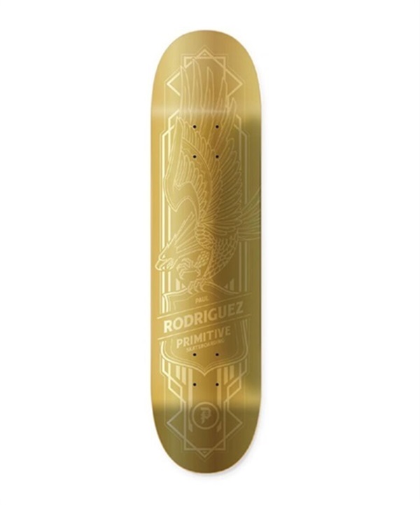 スケートボード デッキ PRIMITIVE プリミティブ OSPR22HOH7D8 P-ROD GOLD FOIL EAGLE 8.0インチ