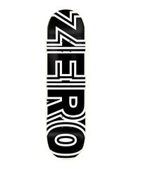 ZERO ゼロ スケートボード デッキ BOLD CLASSIC BLACK #02 D6102 8.0inch(ONECOLOR-8.00inch)
