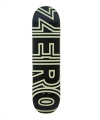 ZERO ゼロ スケートボード デッキ GITD BOLD D6121 8.0inch 蓄光ロゴ(ONECOLOR-8.00inch)